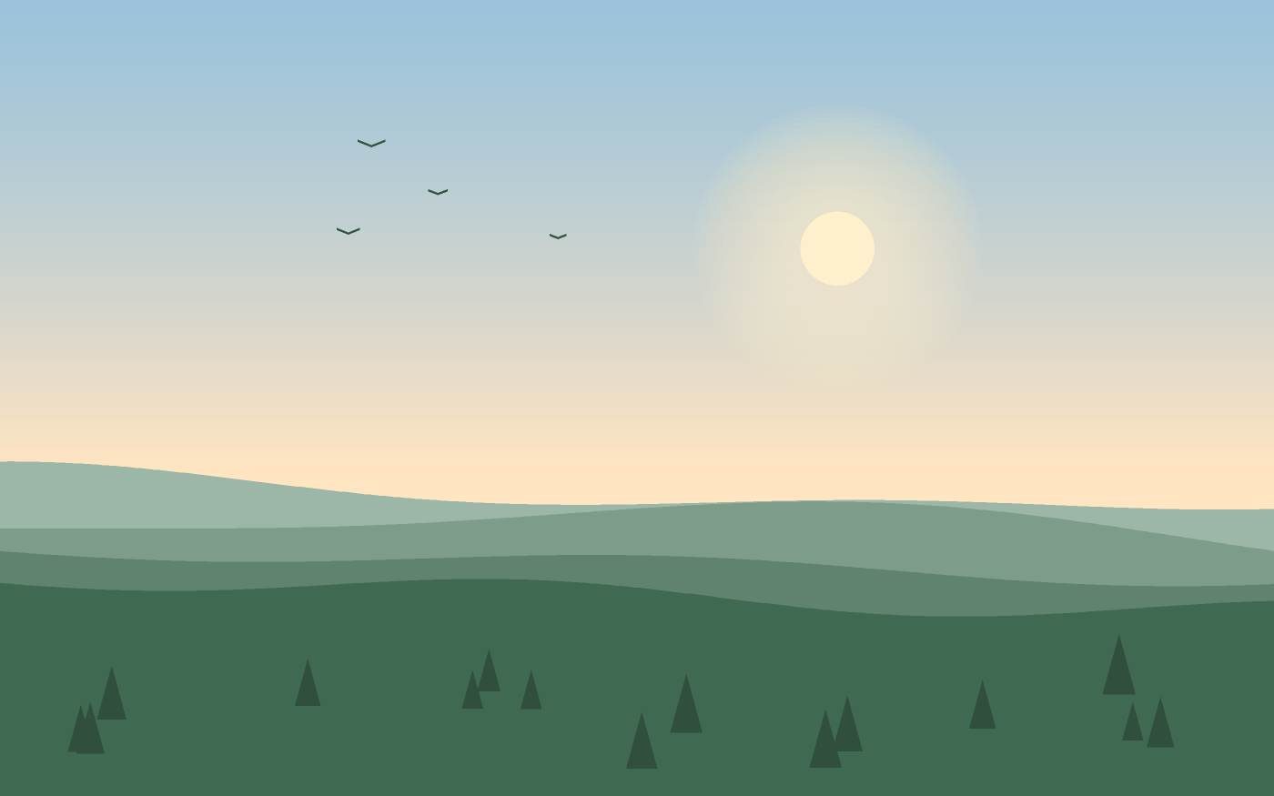 Landschaftsillustration