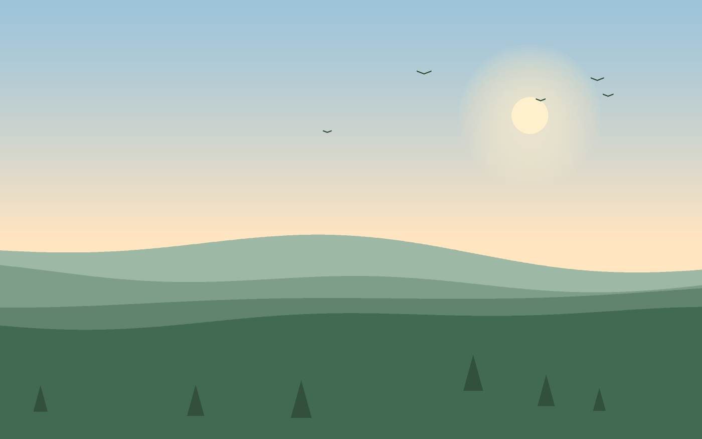 Landschaftsillustration