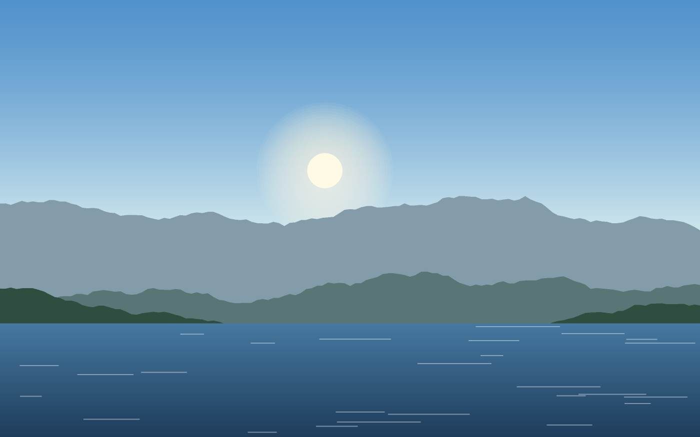 Landschaftsillustration