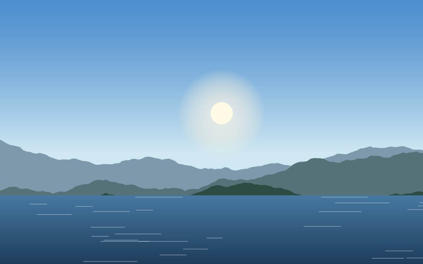 Landschaftsillustration