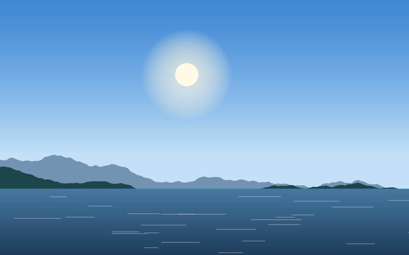 Ilustración de un paisaje