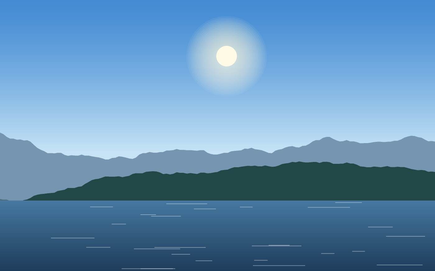 Landschapsillustratie
