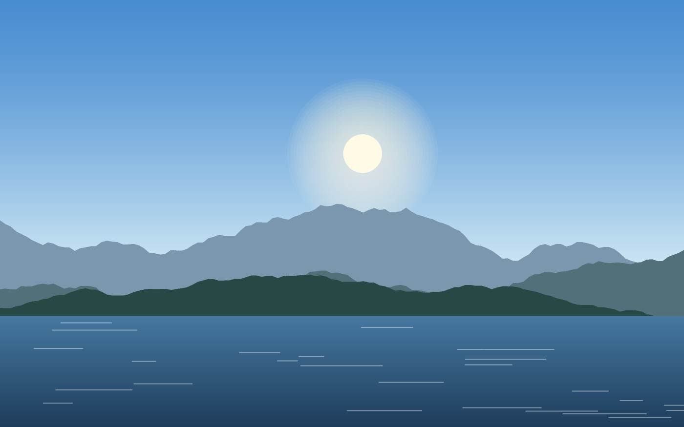 Landschapsillustratie
