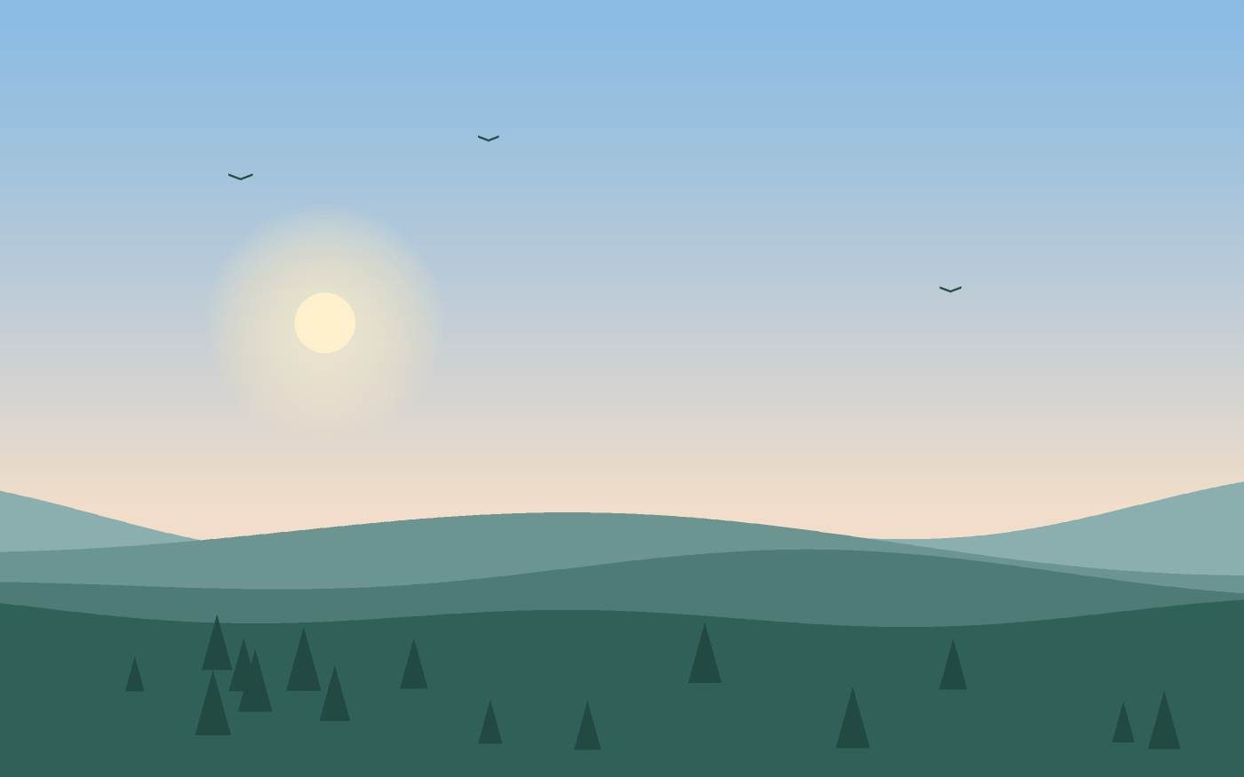 Ilustracja krajobrazu