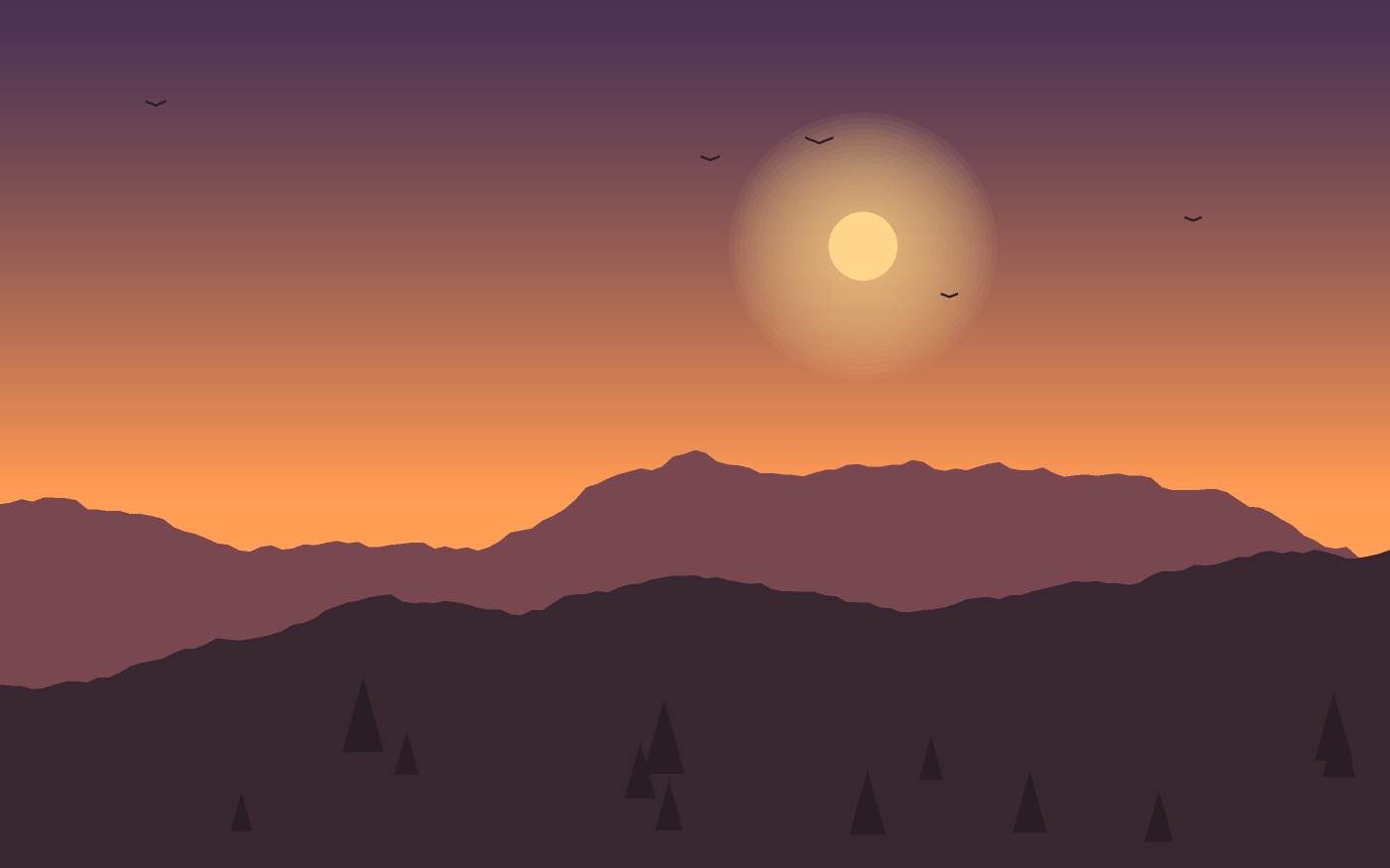 Ilustracja krajobrazu