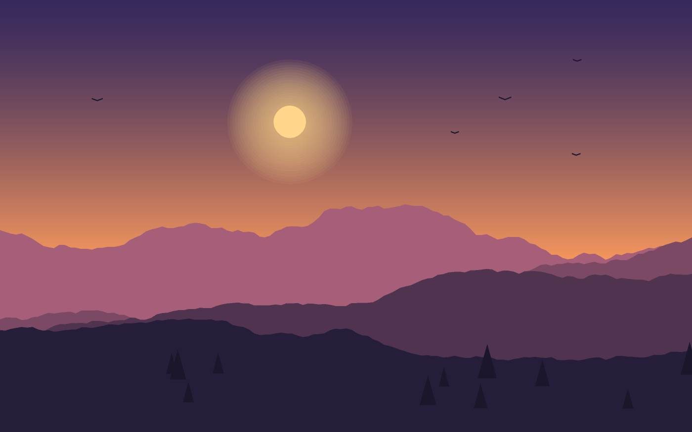 Ilustracja krajobrazu